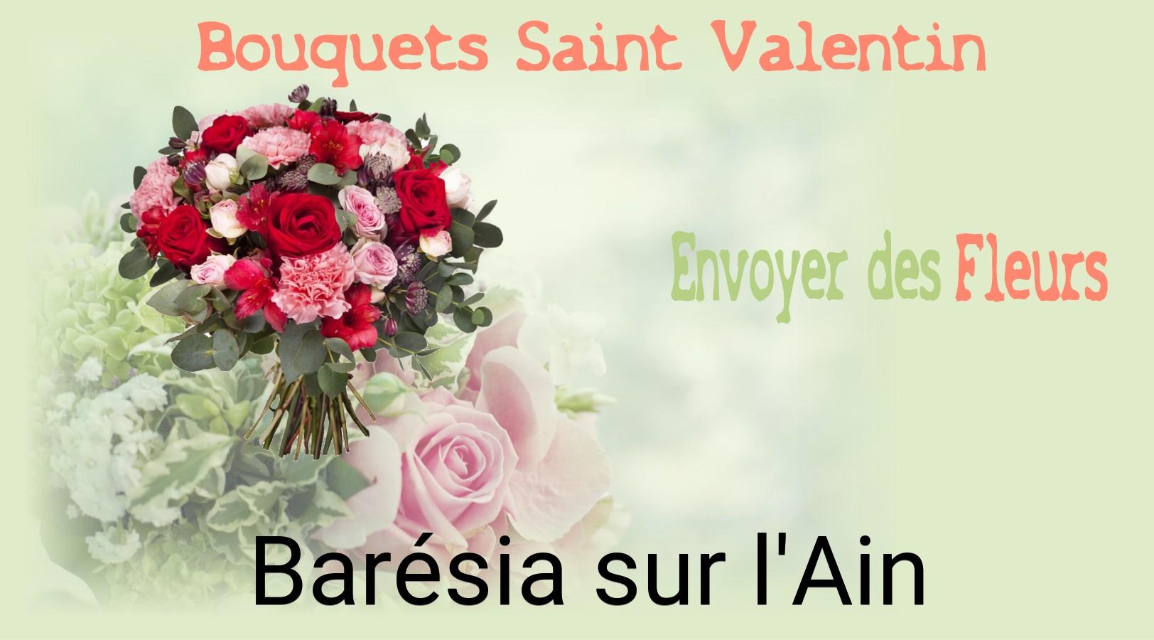 Roses de Saint-Valentin livrées à Barésia-sur-l'Ain